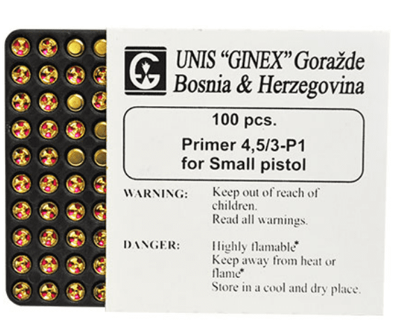 Ginex Small Pistol Primer -  1000