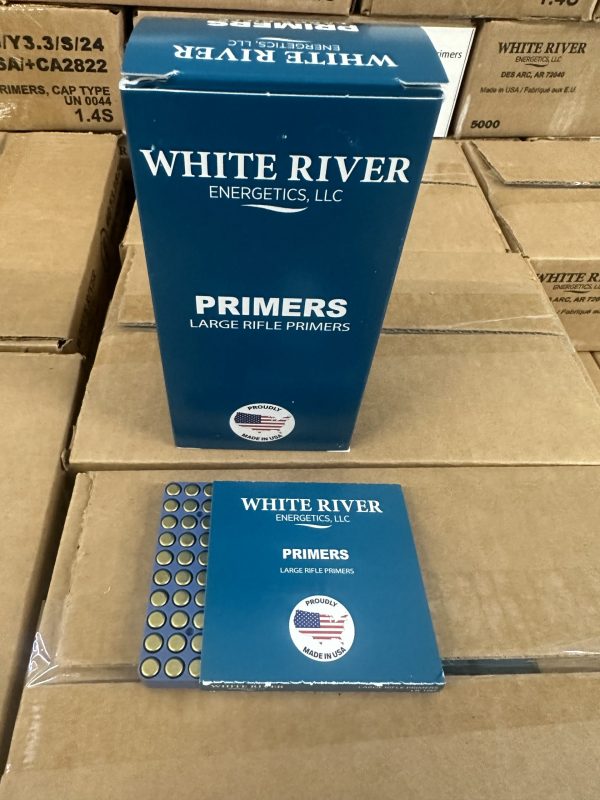 WhiteRiver Large Rifle Primers Non Plated Made in USA Sale .07 Each Sale No Limits
