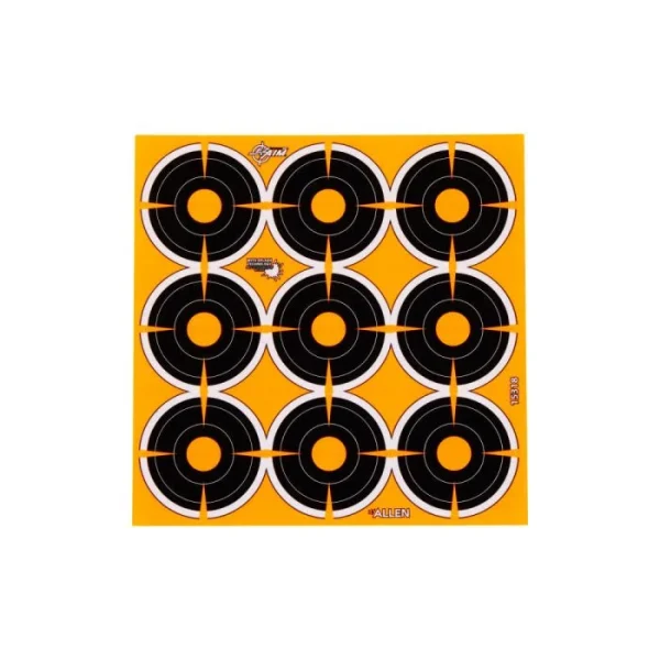 Allen Ez Aim 2" Bullseye 12 Sheets