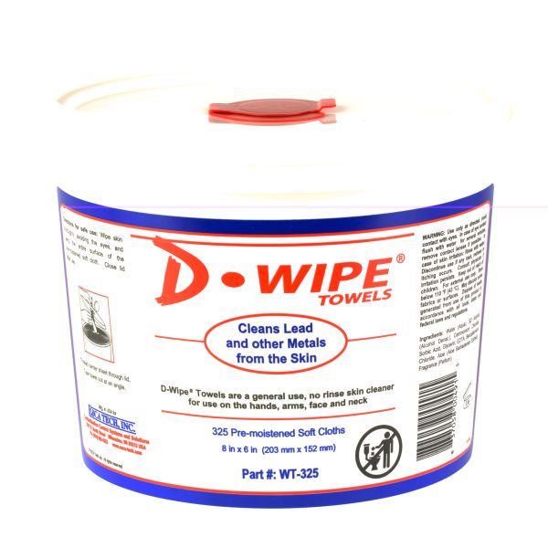 D-wipe Towels 2-325 Ct Tubs
