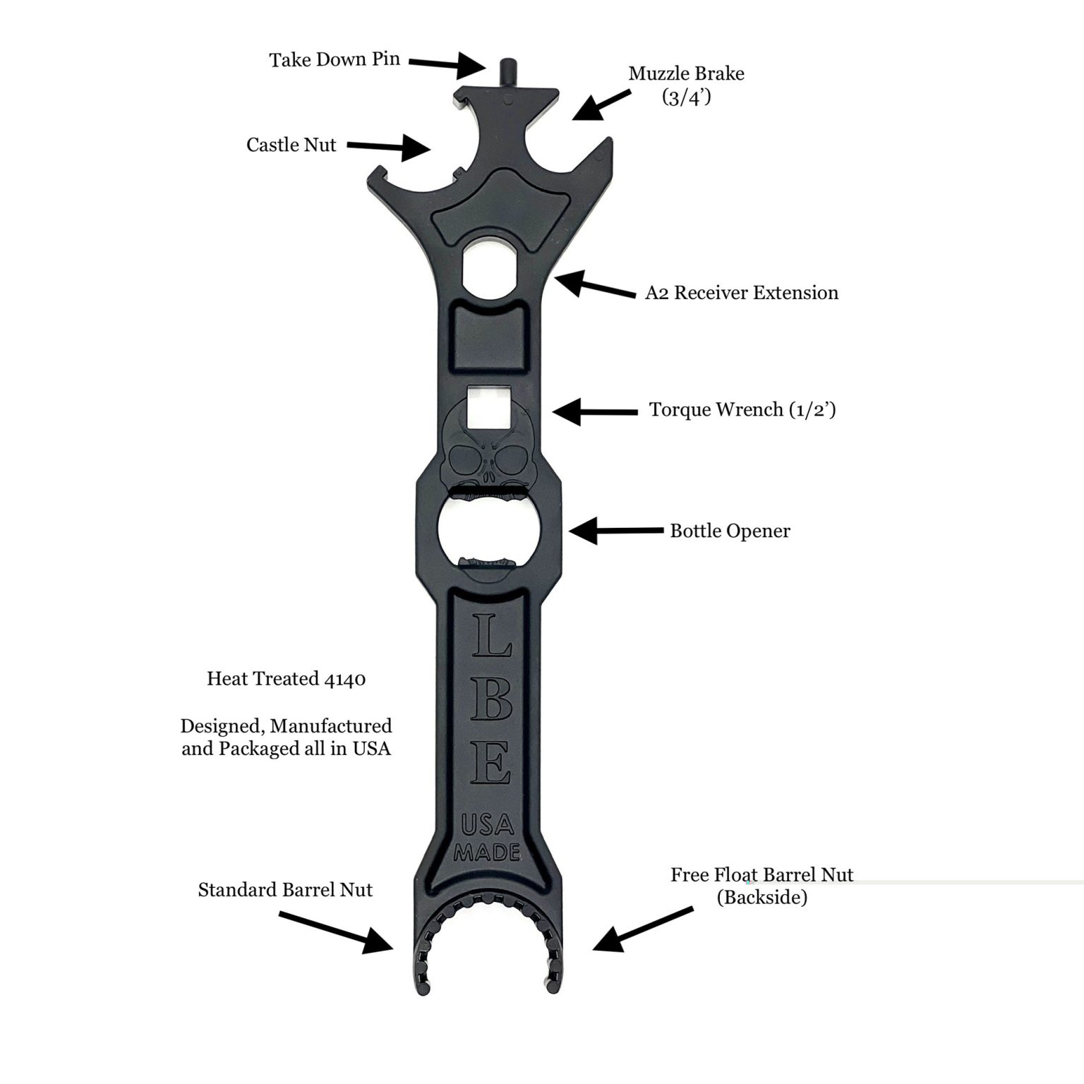 Lbe Ar15 Armorers Tool Blk - Republic Ammunition