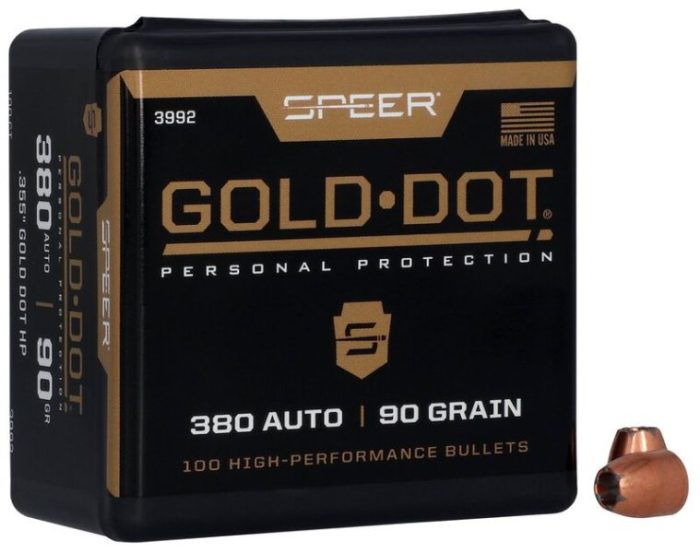 Speer Gold Dot Bullet .355