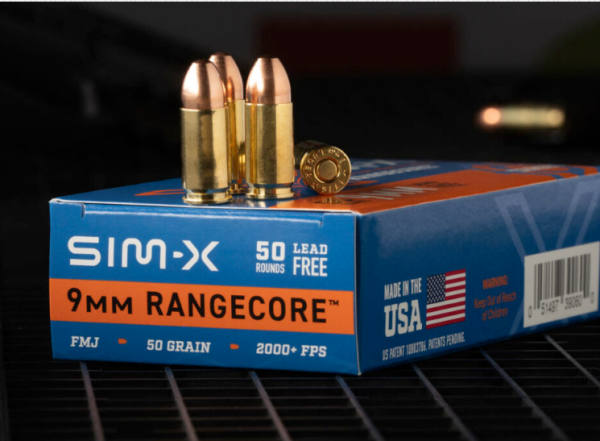 9mm 50 Grain RN Range Core SIM-X Ammunition (Pistol)( New Ammunition)