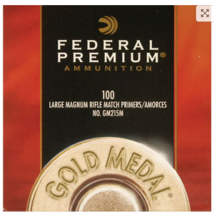 Federal Gold Medal Large Rifle Primers