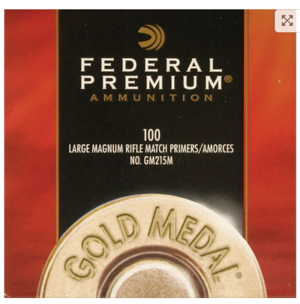 Federal Gold Medal Large Rifle Primers