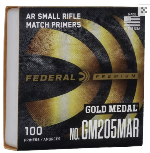 Federal Gold Metal Small Rifle AR Primers