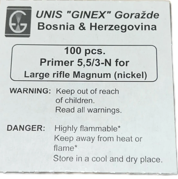 Genix Large Rifle Magnum Primers