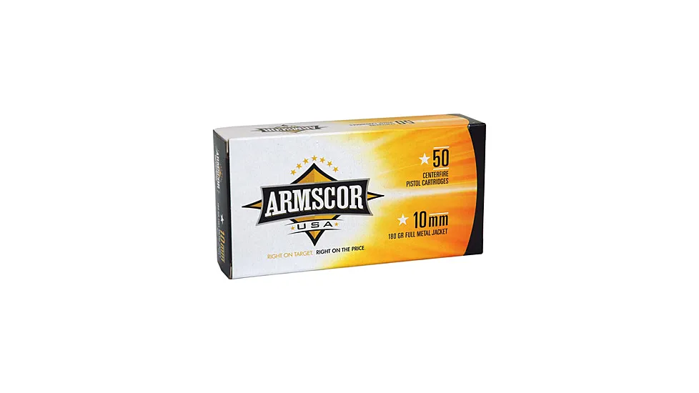 Armscor 10mm 180gr FMJ 50CT
