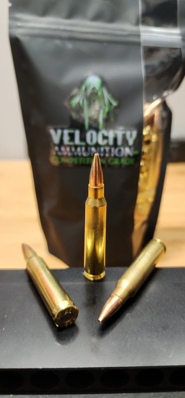 5.56x45 77gr BTHP Match Velocity Ammunition (Made in USA By Veteran Owned Business)(New)