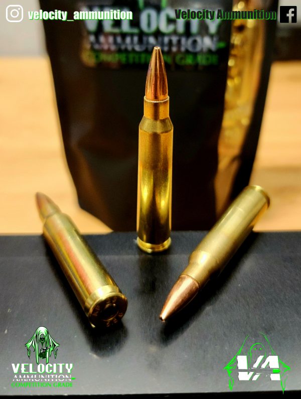 5.56x45 77gr BTHP Match Velocity Ammunition (Made in USA By Veteran Owned Business)(New)