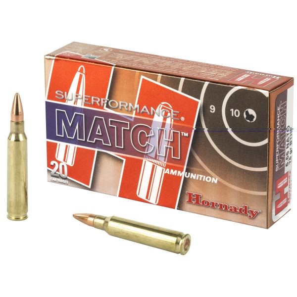 Hornady Superformance 5.56x45 NATO 75gr BTHP Match 20CT