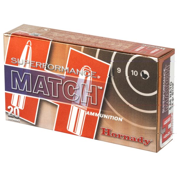 Hornady Superformance 5.56x45 NATO 75gr BTHP Match 20CT - Image 2