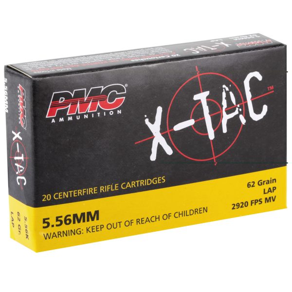 PMC X-tac 5.56x45 NATO 62gr Green Tip-LAP 20CT - Image 3