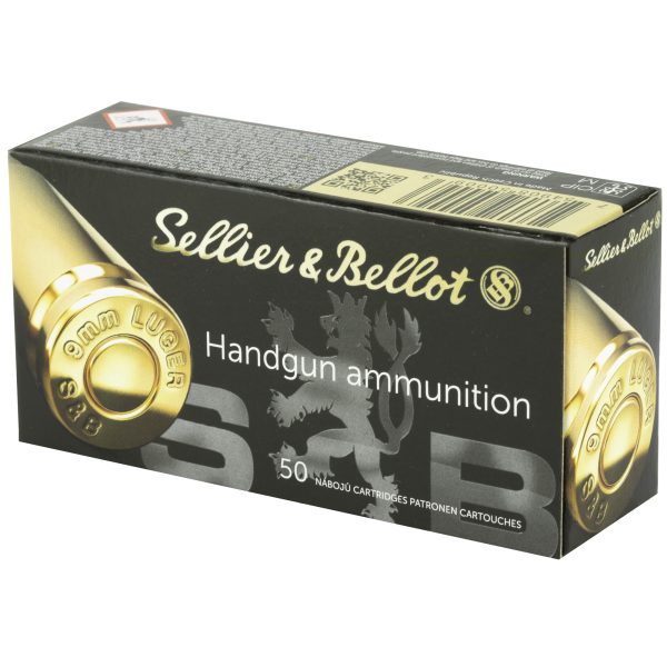 Sellier & Bellot 9mm 124gr FMJ 50CT - Image 4