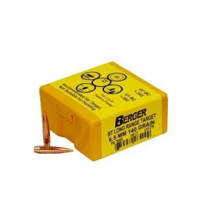 Berger Match Grade Target Bullets 6.5mm .264" 140gr BT TARGET 100CT