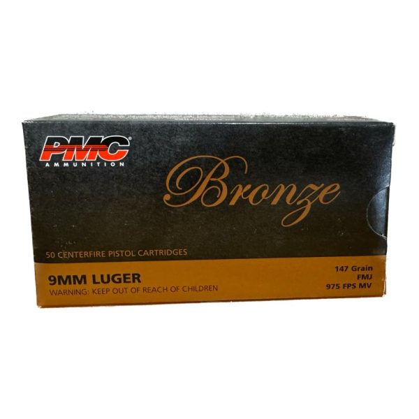 PMC Bronze 9mm Luger 147gr FMJ 50ct