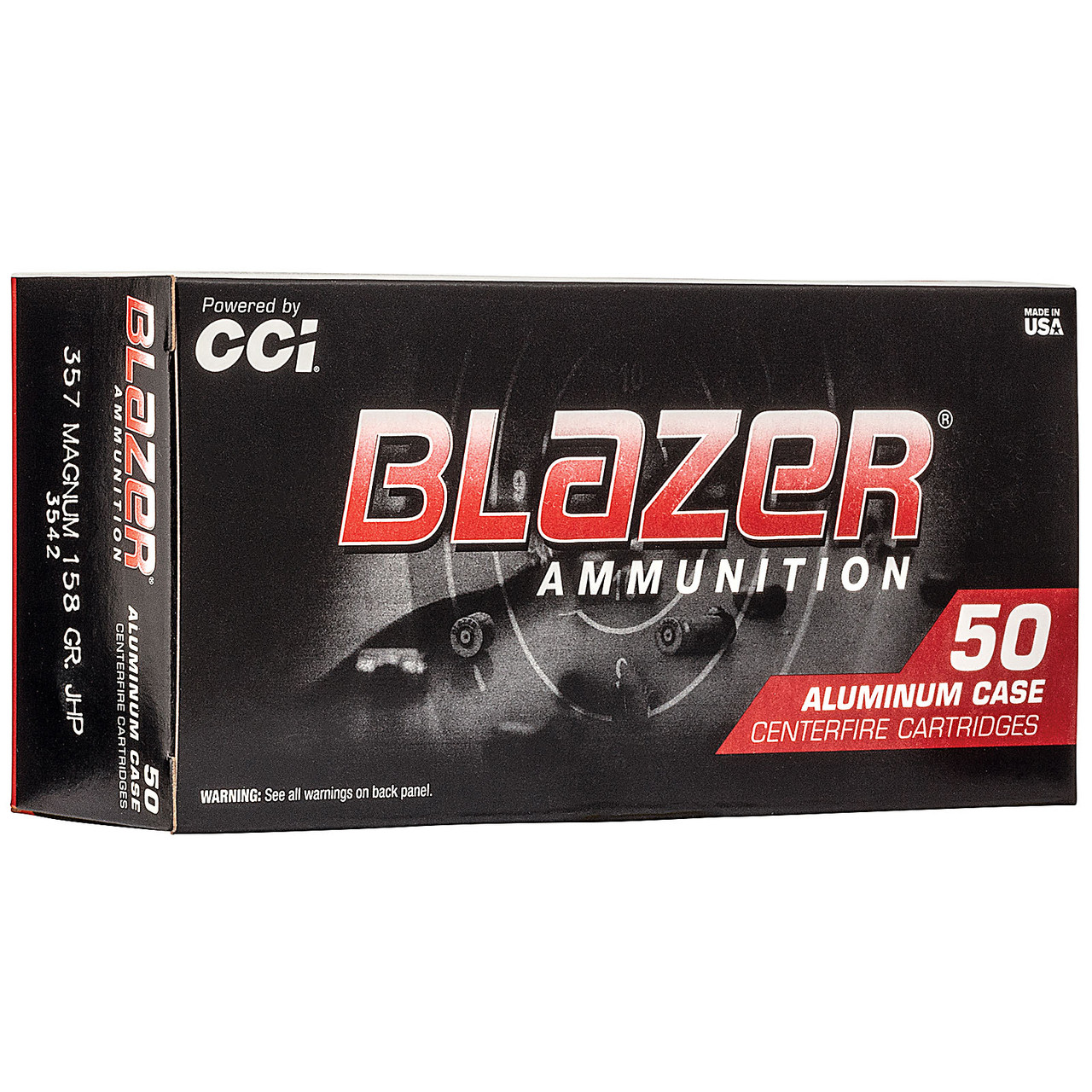 CCI Blazer Aluminum .357 Mag 158 gr JHP 50ct