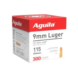 Aguila 9mm Luger 115 gr FMJ 300ct
