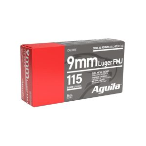 Aguila 9mm Luger 115 gr FMJ 50ct