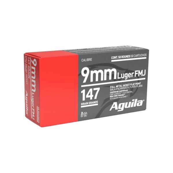 Aguila 9mm Luger 147 gr FMJFP 50ct