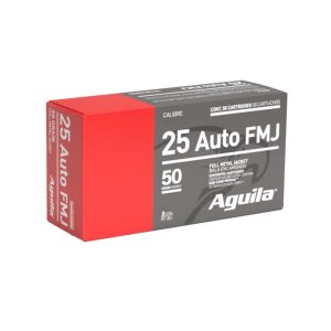 Aguila .25 Auto 50 gr FMJ  50ct
