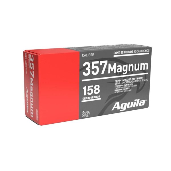 Aguila .357 Mag 158 gr SJSP 50ct