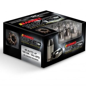 Barnes TAC-XPD Defense .45 ACP 185 gr XPD 20ct