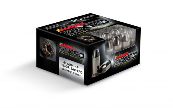 Barnes TAC-XPD Defense .45 ACP 185 gr XPD 20ct