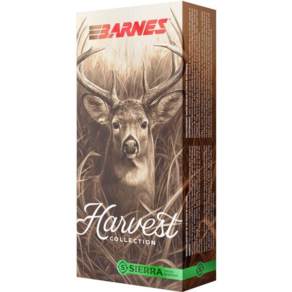 Barnes Harvest Sierra Tipped GameKing Ammunition .30-06 Sprg 180gr PT 2790 fps 20-ct