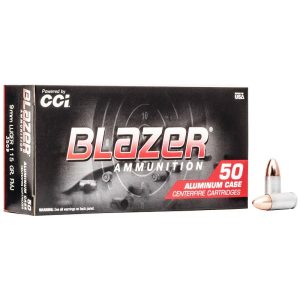 CCI Blazer Aluminum 9mm Luger 115 gr. FMJ 50ct