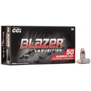 CCI Blazer Aluminum 9mm Luger 115 gr. FMJ 1000ct