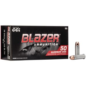 CCI Blazer Aluminum .38 Spl +p 158 gr. FMJ 50ct