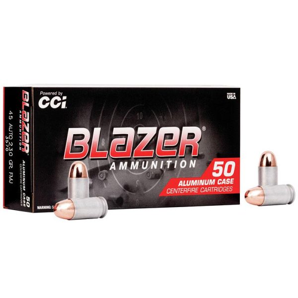 CCI Blazer Aluminum .45 ACP 230 gr FMJ 50ct