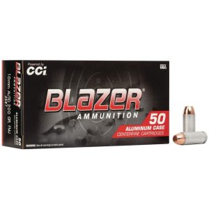 CCI Blazer Aluminum 10mm Auto 200 gr FMJ 50ct