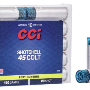 CCI Handgun Aluminum Shotshells .45 Colt 150 gr #9 shot 10CT