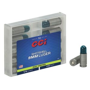 CCI Pest Control 9mm Luger 53 gr. #12 shot 10ct