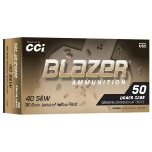 Blazer Brass .40 S&W 180gr JHP 150ct