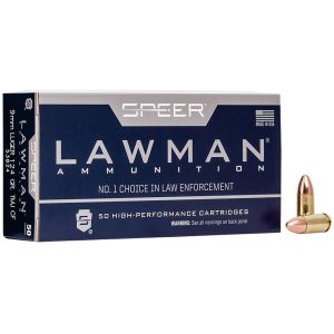 Speer Lawman Cleanfire 9mm Luger 124 gr TMJ 50ct