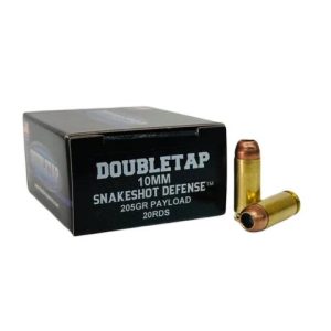 DoubleTap DT SnakeShot Defense Ammunition 10mm Auto 135gr+#9 JHP 20ct