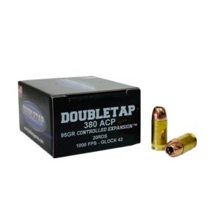 Double Tap Controlled Expansion .380 ACP 95gr JHP 20ct