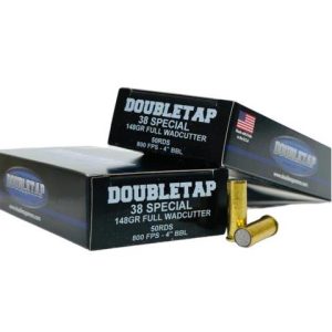 Double Tap Handgun Full Wadcutter .38 Special 148gr WC 50ct