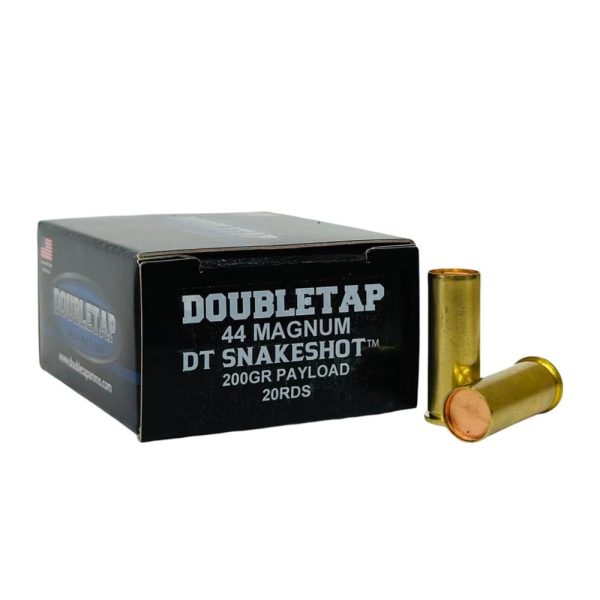 Double Tap DT Snake Shot Handgun Ammunition .44 Mag 200gr #9 Shot 1000 fps 20-ct
