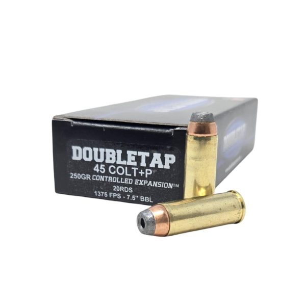 DoubleTap Controlled Expansion .45 Colt(+P) 250gr SJHP 20ct