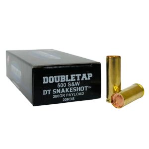 Double Tap DT Snake Shot .500 S&W 380gr #9 Shot 20ct