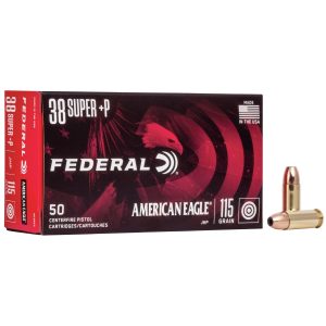 American Eagle .38 Super (+P) 115 gr JHP 50CT