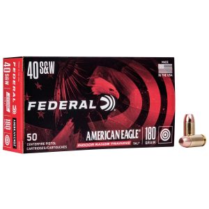 American Eagle IRT Handgun Ammunition .40 S&W 180 gr TMJ 1000 fps 50-ct