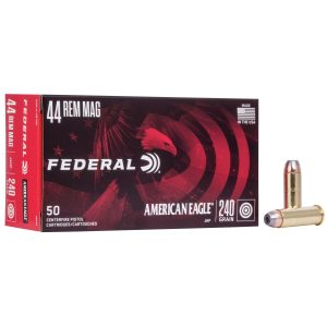 American Eagle Handgun Ammunition .44 Mag 240 gr JHP 1230 fps 50-box