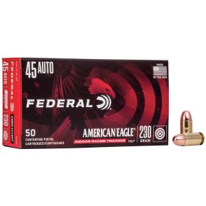 American Eagle IRT Handgun Ammunition .45 ACP 230 gr TMJ 850 fps 50-ct