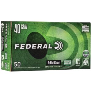 Federal Ballisticlean Frangible .40 S&W 125gr RHT 50ct