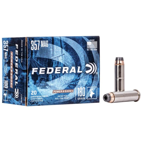 Federal Power-Shok .357 Mag 180 gr JHP 20CT